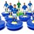 Subbuteo Andrew Table Soccer Schalke 04 2020-21 on Classic Hasbro bases